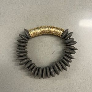 Gold and grey stone bracelet by summer steinfeld